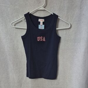 Cat & Jack Navy USA Kids Tank Top